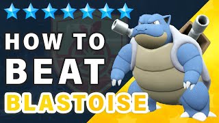 How to SOLO Beat 7 Star BLASTOISE Tera Raid ► Pokemon Scarlet amp Violet [upl. by Bej]