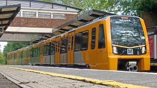 TESTING Tyne And Wear Metro Stadler Class 555004 At Longbenton Metro [upl. by Nitsuga]