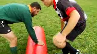 Advanced Rugby Rucking Drill [upl. by Rap]