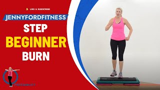 Beginner Step Aerobics  Quick Cardio Workout  Home Fitness  Learn to Step Training  Sweaty [upl. by Ostler282]