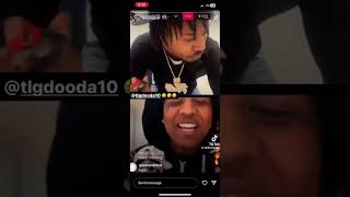 EBK Jaaybo X TLG Dooda Funny IG Live Freejaaybo [upl. by Ardnekahs839]