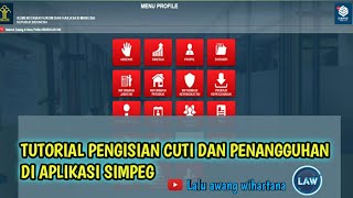 cara pengajuan cuti atau penangguhan di SIMPEG [upl. by Haseefan456]