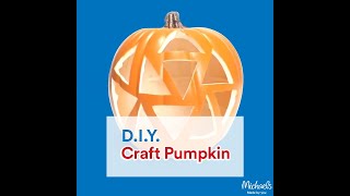 How to Carve a Craft Pumpkin  Halloween Decorations  Michaels [upl. by Calia]