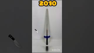 EVOLUTION OF SWORD FROM 19502024 trending ytshorts viral subscribe cars tractor sword [upl. by Ayaladnot]