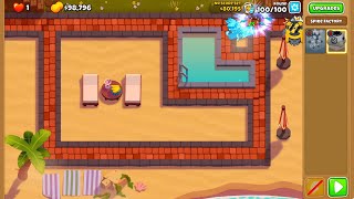 Icicle Impale and PermaSpike  Resort  2 Towers CHIMPS BTD6 [upl. by Harobed555]