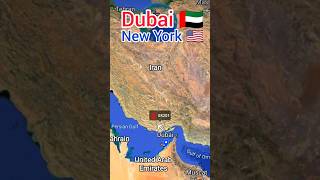 Dubai to New York flight Route ✈️  Emirates Airlines Ek201 [upl. by Nyrmak249]