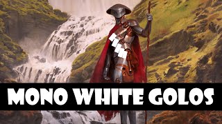 ⚪⚪⚪ Mono White Golos Tireless Pilgrim  Historic Brawl MTG Arena [upl. by Bernardina320]