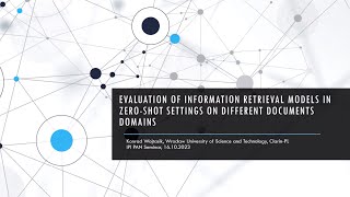Konrad Wojtasik i in – Ewaluacja i trenowanie modeli do wyszukiwania informacji [upl. by Hanako]