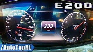 2019 MercedesBenz E Class E200 ACCELERATION 0231kmh by AutoTopNL [upl. by Llednahc]