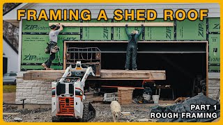 How To Overbuild A SHED ROOF Never Sag ep29 [upl. by Ross558]