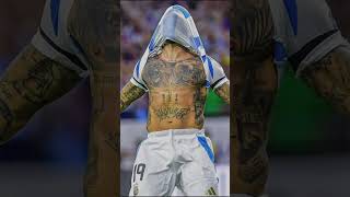 Nicolas Otamendi reveals a tattoo dedicated to Lionel Messi [upl. by Ferne]