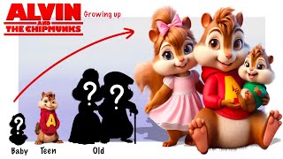 Alvin And The Chipmunks 2024 Growing up  Cartoon Wow [upl. by Aeirdna]