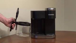 Keurig K Duo Single Serve and Carafe Coffee Maker [upl. by Henigman]