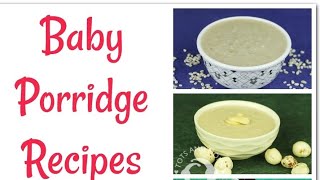 6 month Baby Food  Wheat Porridge  Healthy Weight Gaining Food  babyfood [upl. by Elyr]