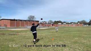 Teaching  Throwing the NFL Route Tree [upl. by Anyar]