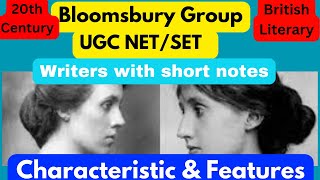 Bloomsbury Group in English literature CharacteristicsHistoryVirginia WolfUGC NET English [upl. by Ariajaj]