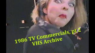 TV Commercials from MTV mid1986 From VHS video [upl. by Adnilasor]