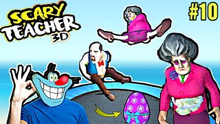 SCARY TEACHER 3D SE BADLA Chapter 4 Trouble in Paradise with Oggy and Jack Gameplay [upl. by Delanie]