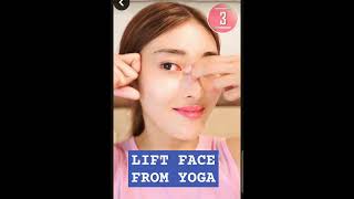 Eyelift yoga face yoga for youth full skin [upl. by Ydissak]