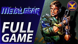 Metal Gear 1987 MSX2  Full Game 100 Complete Walkthrough Gameplay [upl. by Sarid]