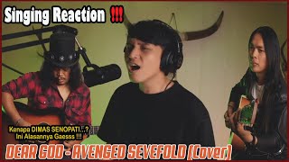 Singing Reaction To Dimas Senopati  Dear God Cover Khas Vibratonya Bikin Bergetar [upl. by Raul]