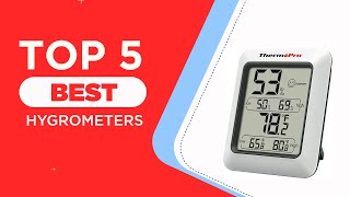 The 5 Best Hygrometers to Buy in 2025  Reviews  Best Hygrometers to Gauge and Monitor Humidity [upl. by Ris]