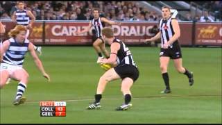 2010 Prelim Collingwood v Geelong Highlights [upl. by Nahn257]