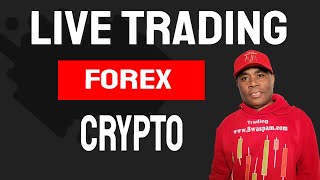 LIVE TRADING BEARISH MARKET FOREX AND CRYPTO [upl. by Diad543]