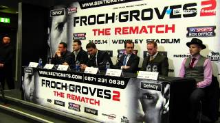 Froch v Groves 2 press conference [upl. by Anatollo77]