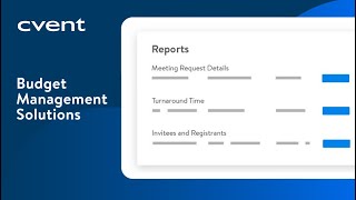 Cvent Budget Management [upl. by Anoerb433]