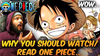 Naruto Fan watches One Piece for the first timequotWhy You Should Watch Read One Piecequot REACTION [upl. by Hadnama132]