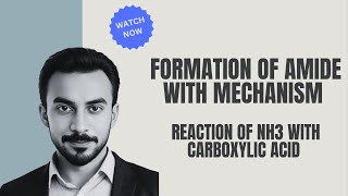 Formation of Amide  Reaction of carboxylic acid acetic acid with NH3 [upl. by Matta491]