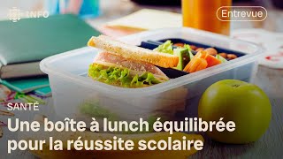 Limportance dune boîte à lunch équilibrée pour la réussite scolaire [upl. by Stanislaus]