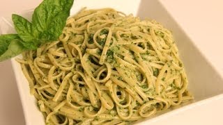 Linguine with Pesto Recipe  Laura Vitale  Laura in the Kitchen Episode 346 [upl. by Goodden]