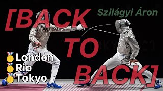 3 Time Olympic Champion Aron Szilagyi Sabre Compilation BacktoBack [upl. by Teresita]