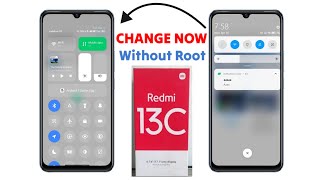 Change Control Center Redmi 13C without Root  Redmi 13c Control Center Change  Redmi 13c statusbar [upl. by Tserrof]