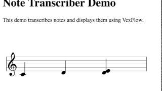 Flocking  Vexflow Keyboard Transcriptionist [upl. by Namyac971]