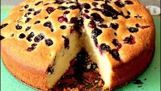 How to make a simple Blueberry Cake  HappyFoods [upl. by Ynaitirb691]