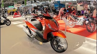 Piaggio Beverly S 400 hpe moto scooter bike motorcycle all new model walkaround K1289 [upl. by Anivel]