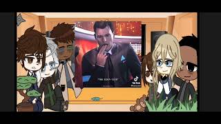 Dbh character react to Connor😍 Not my edits [upl. by Euginomod]