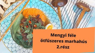 Mengyi féle ötfűszeres marhahús ramen 2 Rész [upl. by Obel]