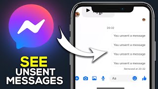 How To See Unsent Messages On Messenger 2024  Easy Guide [upl. by Noirb]