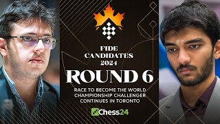 FIDE Candidates 2024 Rd 6  Leaders Gukesh amp Ian Faceoff Hikaru amp Fabiano Will There Be Fireworks [upl. by Ajad67]