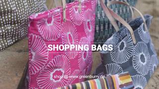 Greenburry Shopping Bags Einkaufstaschen Strandtaschen [upl. by Camille5]