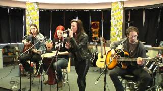 Halestorm  All I Wanna Do is Make Love to You acoustic cover w interview 720p [upl. by Ellenet239]