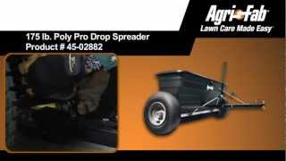 AgriFab 175 lb Poly Pro Drop Spreader [upl. by Tien]