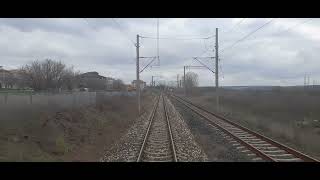 HalkalıEdirne 0840 treni Pehlivanköy İstasyonundan çıkıp makastan geçip Edirne yönüne dönüyor [upl. by Kazim517]