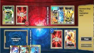 Power Rangers Action Card Game Online Gameplay [upl. by Lancey37]