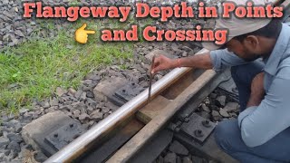 Flangeway Depth 🤔in Points amp Crossing [upl. by Atinuaj932]