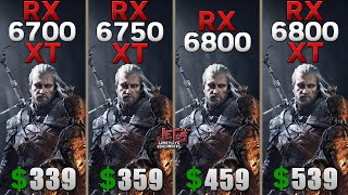 RX 6700 XT vs RX 6750 XT vs RX 6800 vs RX 6800 XT  Tested in 15 games [upl. by Adall]